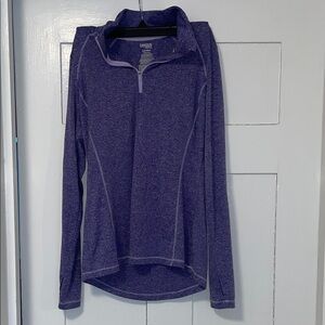 Danskin Women's Long Sleeve Purple Running Jacket